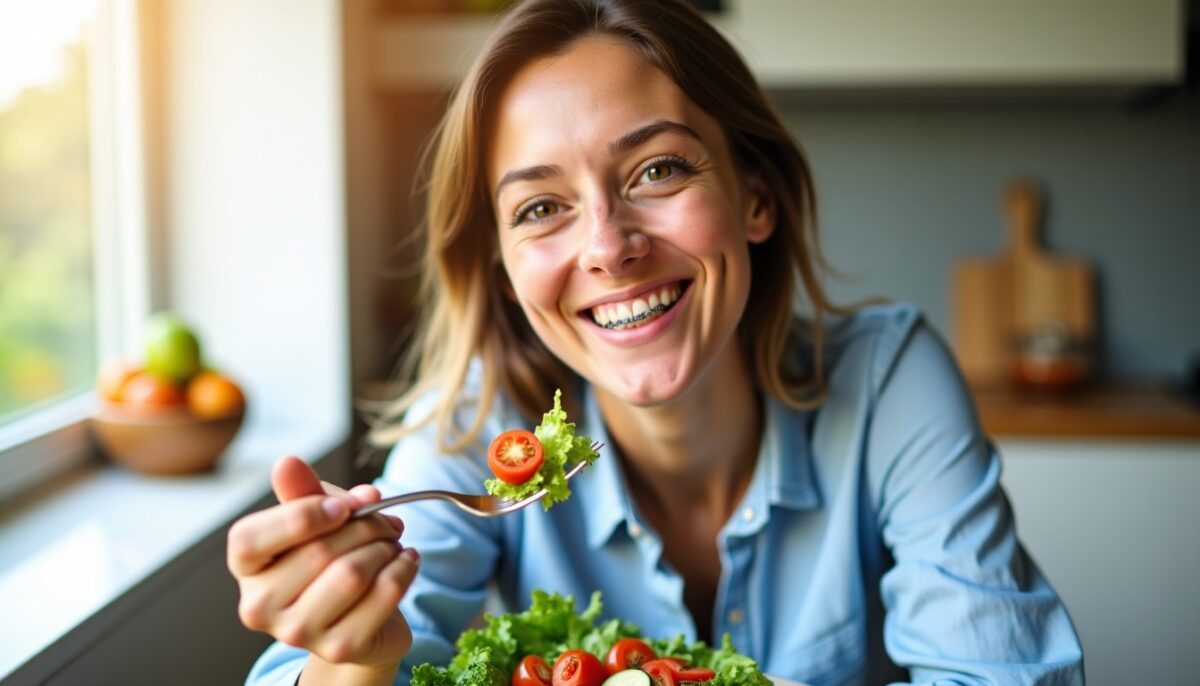 Manger sainement à l&rsquo;âge adulte tout en portant un appareil orthodontique