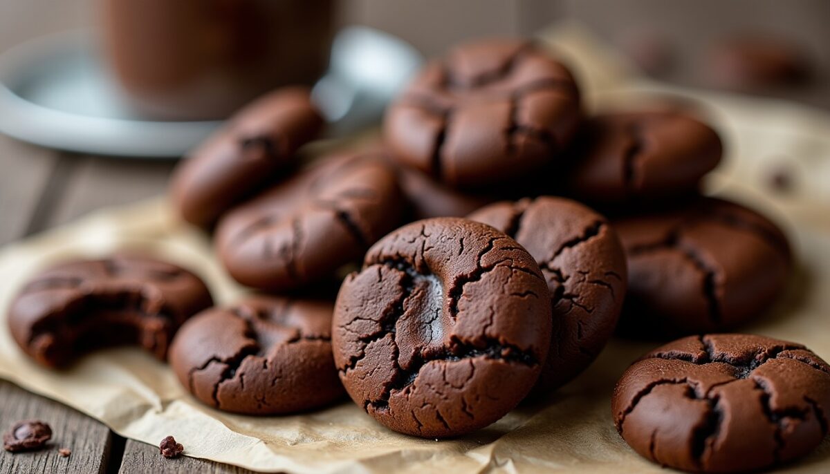 Délices fondants : Cookies au chocolat intense et beurre de cacahuète gourmand