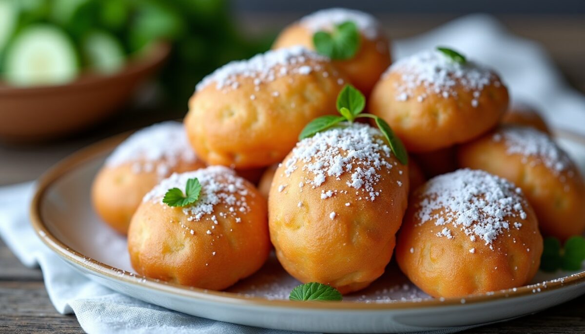 Délicieux beignets de courgette légers et sans friture
