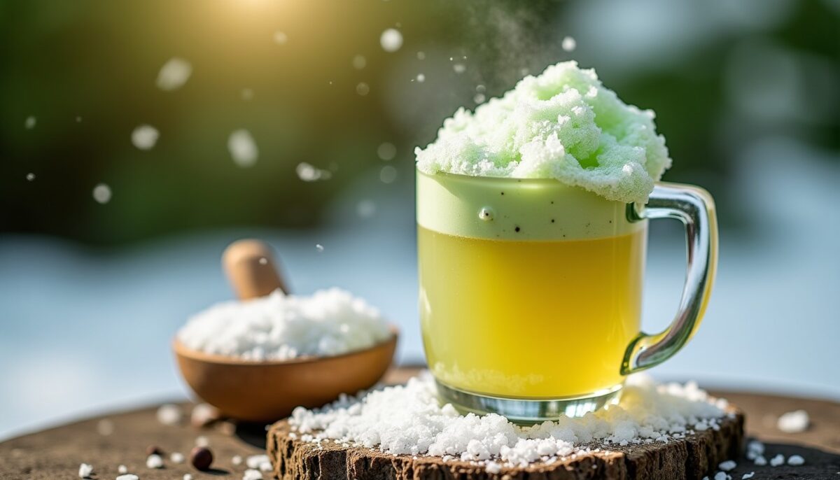 La fraîcheur irrésistible du thé glacé à la menthe