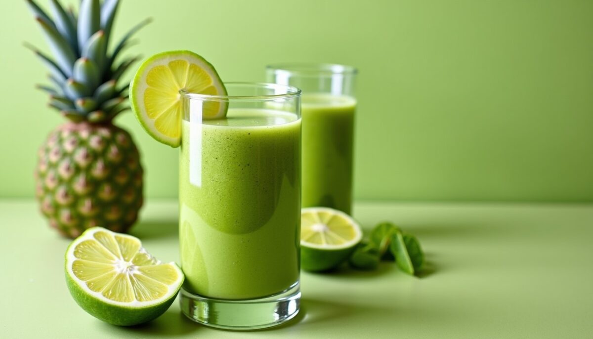Délice vitaminé : le smoothie vert revitalisant