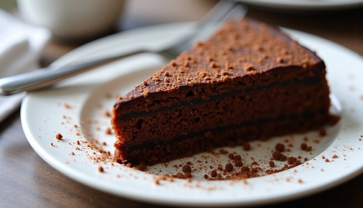 Délice chocolaté à la poire : gâteau léger sans beurre, sans sucre et sans gluten