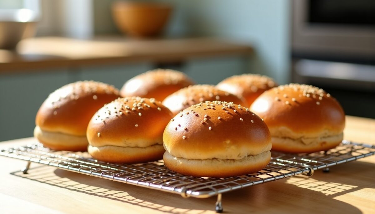 Délicieux petits pains moelleux pour hamburger maison