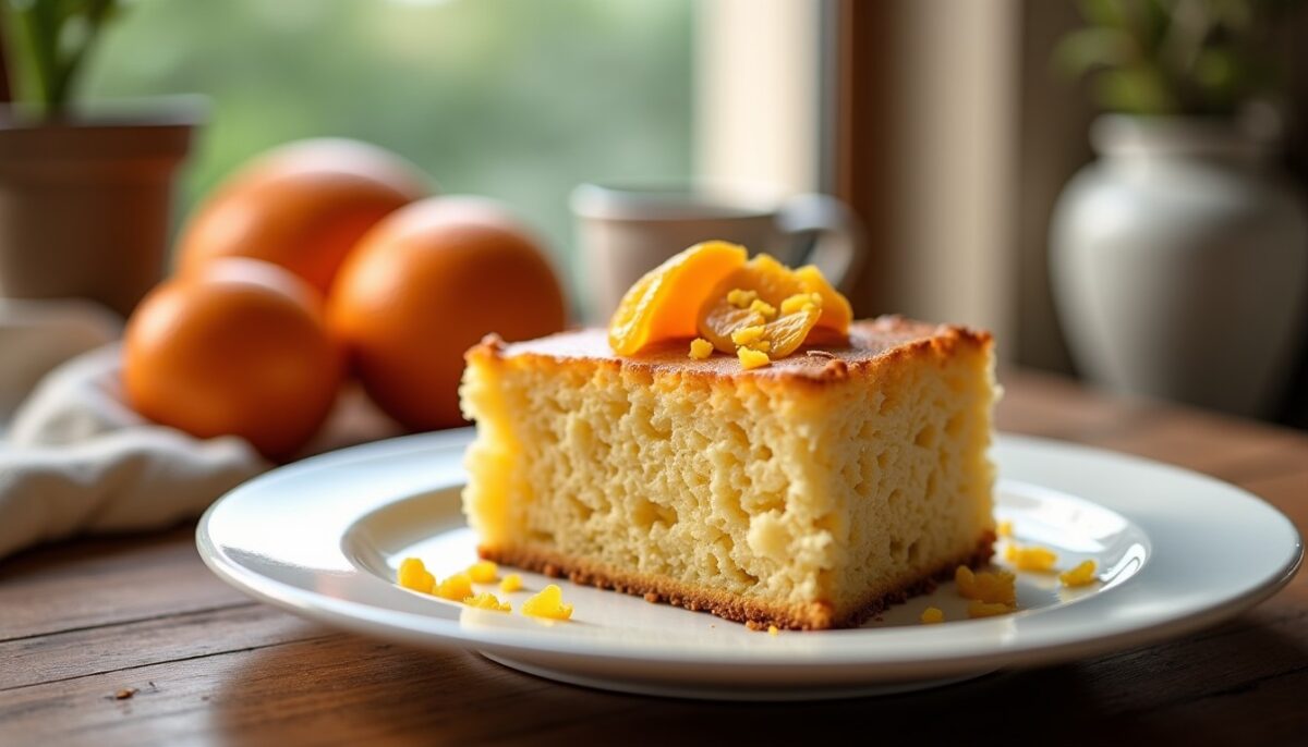 Délice fondant à l’orange et aux amandes : un gâteau alliant douceur et subtilité