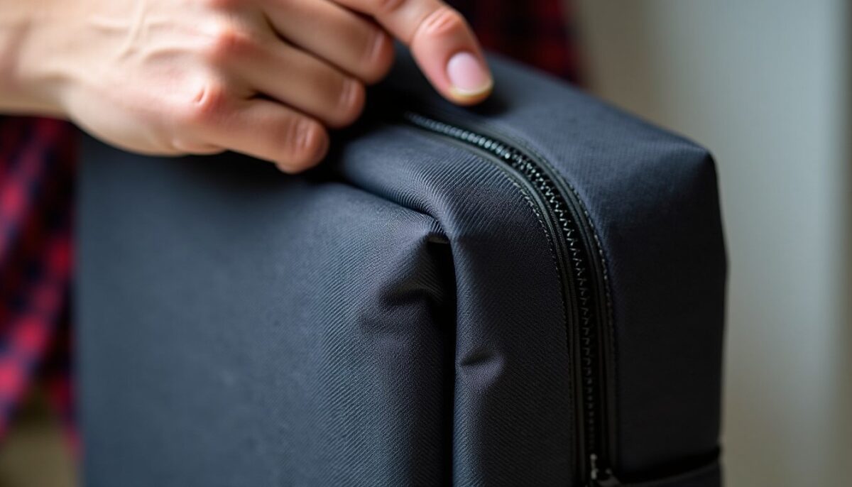 Évaluer la qualité d'une pochette : fermeture zippée, séparateurs et protection