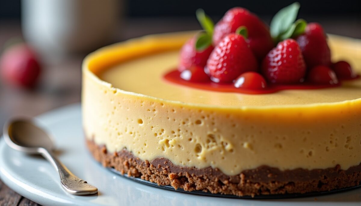 Tarte Gianduja revisitée en un irrésistible cheesecake